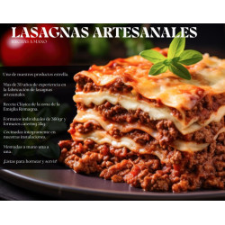 Lasagna artigianale monoporzione 360gr