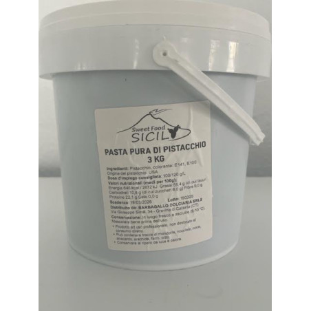 PASTA DE  PISTACHO  100 % ( CONFECCION DE 3 KG )