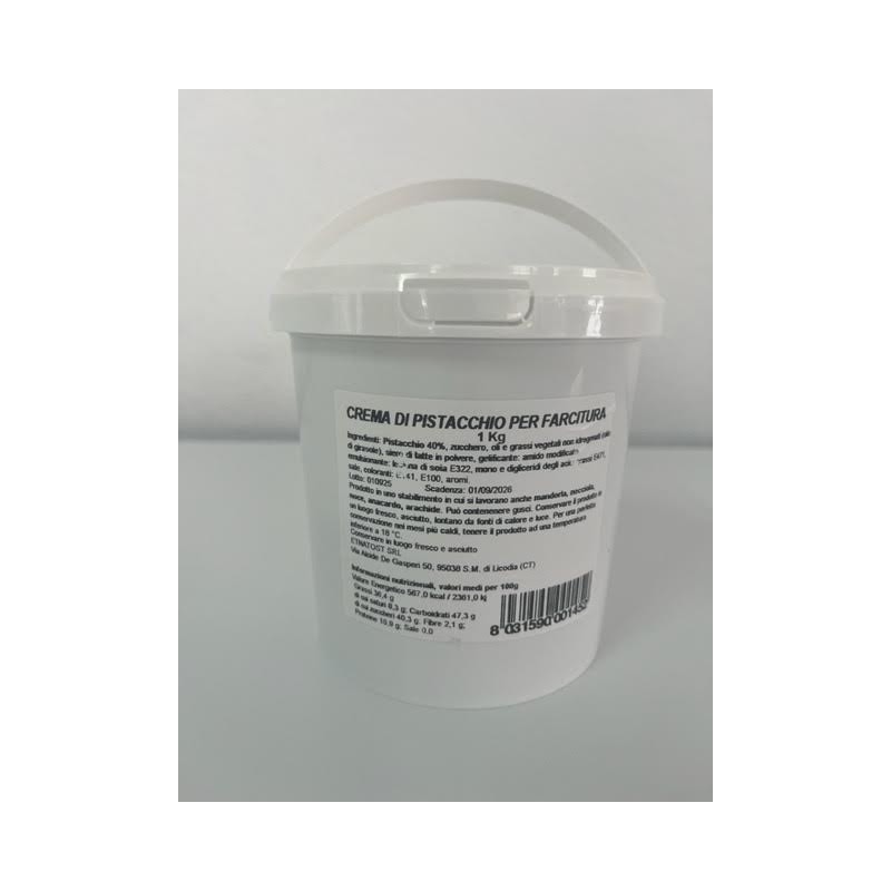CREMA  DE PISTACHO PARA DULCE 1 KG SICILIA