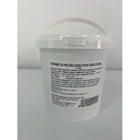 CREMA  DE PISTACHO PARA DULCE 1 KG SICILIA