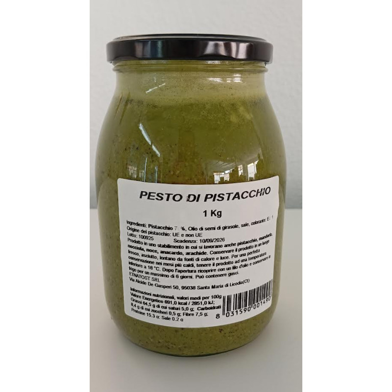 Pesto di pistacchio Sicilia 1 kg | Sughi e pesti