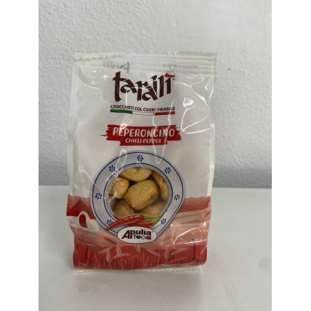 Tarallini Apulia al peperoncino 250 g | Pane e basi