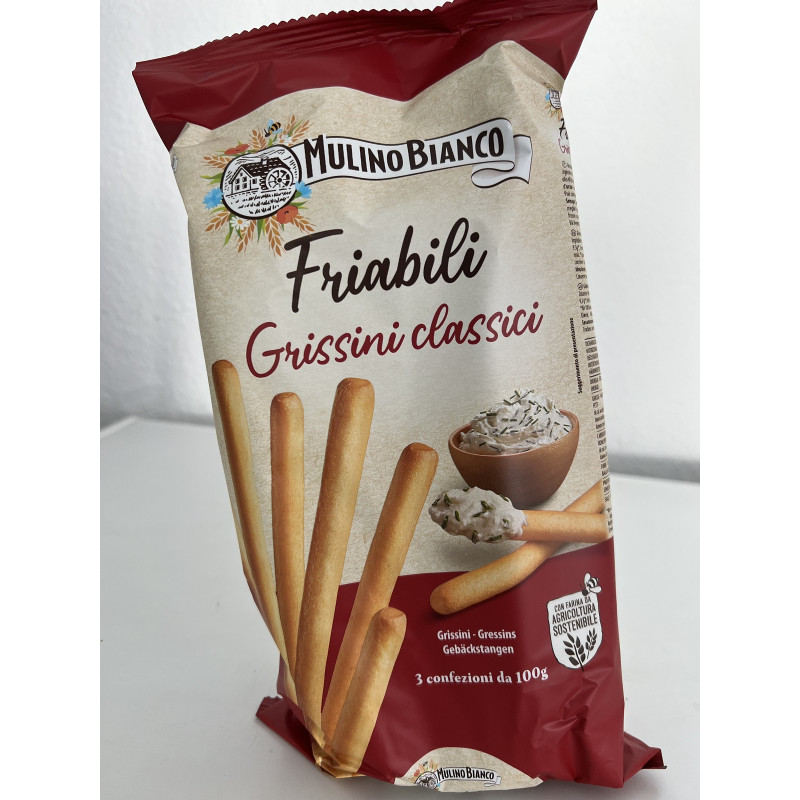 Grissini Classici 300g | Palitos de Pan Italianos Crujientes