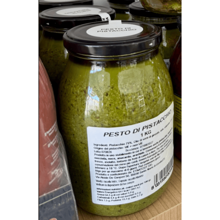 Pesto di pistacchio 1 kg Sicilia | Sughi e pesti