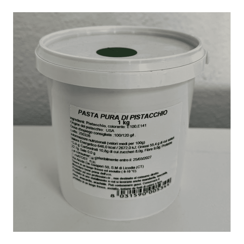 Pasta di pistacchio 100% pura 1 kg | Dolci