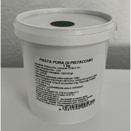 Pasta di pistacchio 100% pura 1 kg | Dolci