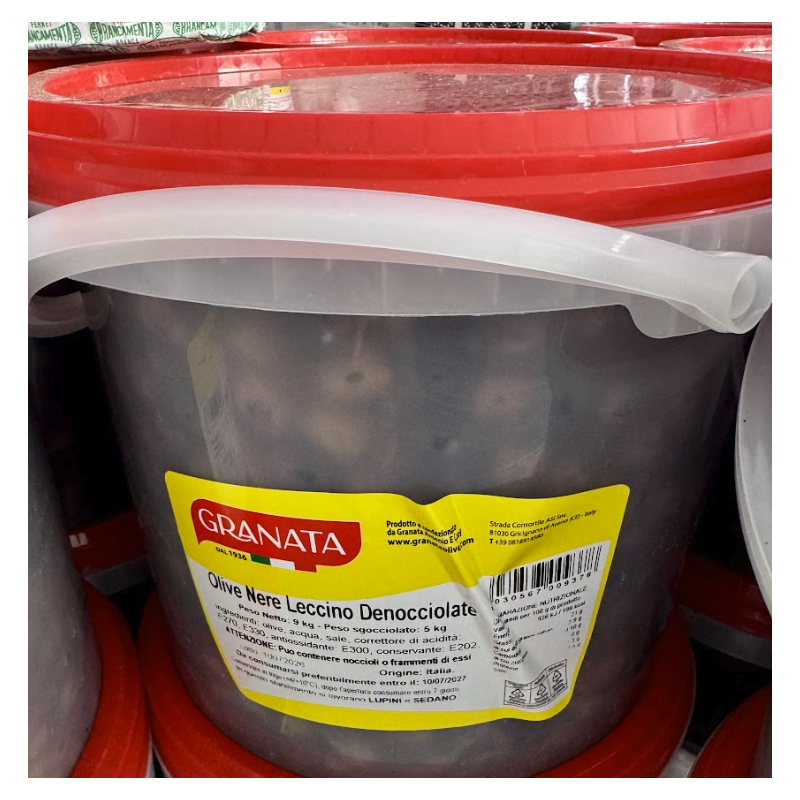 Olive Leccino denocciolate italiane 5 kg netti