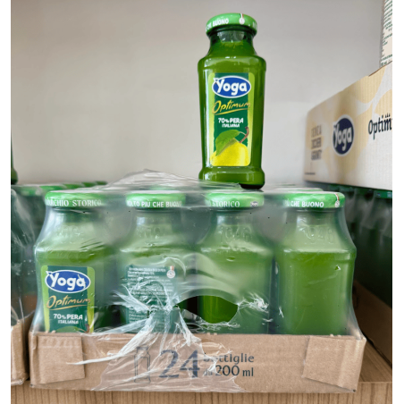 Succo Yoga alla pera, confezione da 24 bottiglie