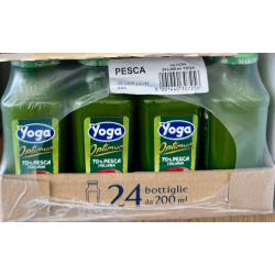 Succo Yoga alla pesca, confezione da 24 bottiglie
