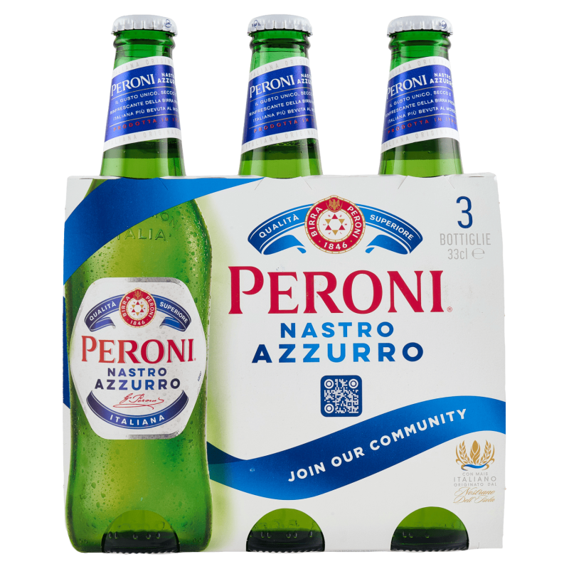 Nastro Azzurro Peroni 33 x 3 | Birre