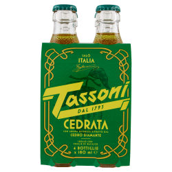Cedrata Tassoni 18 cl, confezione da 4 | Bevande e liquori