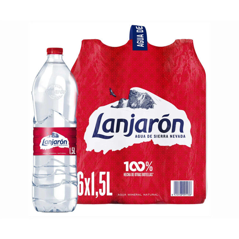 Lanjarón Acqua minerale 6 x 1,5 l | Bevande e liquori