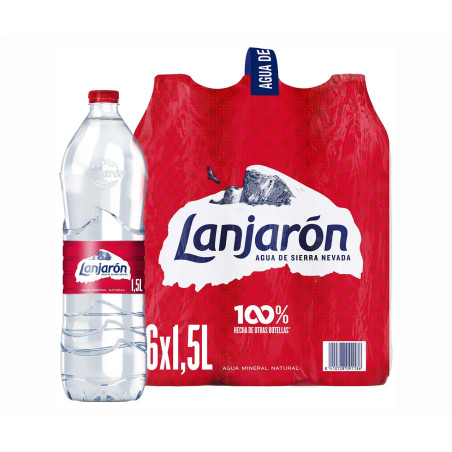 Lanjarón Acqua minerale 6 x 1,5 l | Bevande e liquori