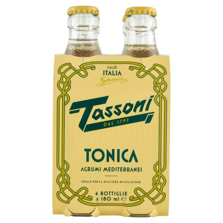 Tonica Tassoni cartone 24 x 180 ml | Bevande e liquori