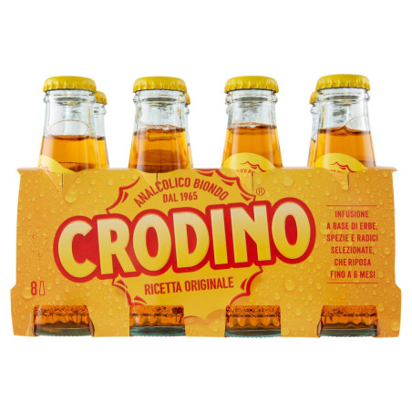 Crodino Biondo 10 cl, confezione da 8 | Bevande e liquori
