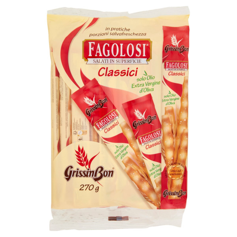 Grissini Fagoloso classici 270 g | Pane e basi