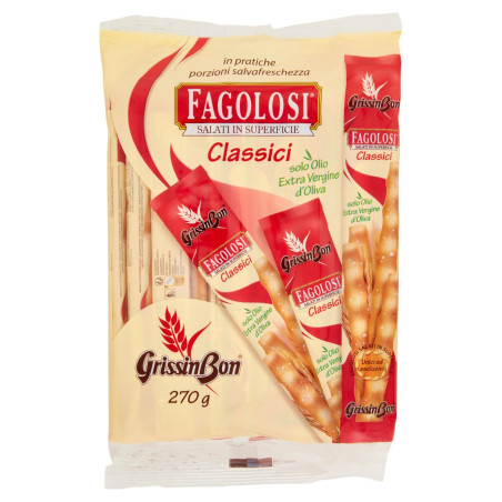 Grissini Fagoloso classici 270 g | Pane e basi