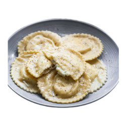 Medaglioni XL cacio e pepe | Pasta fresca